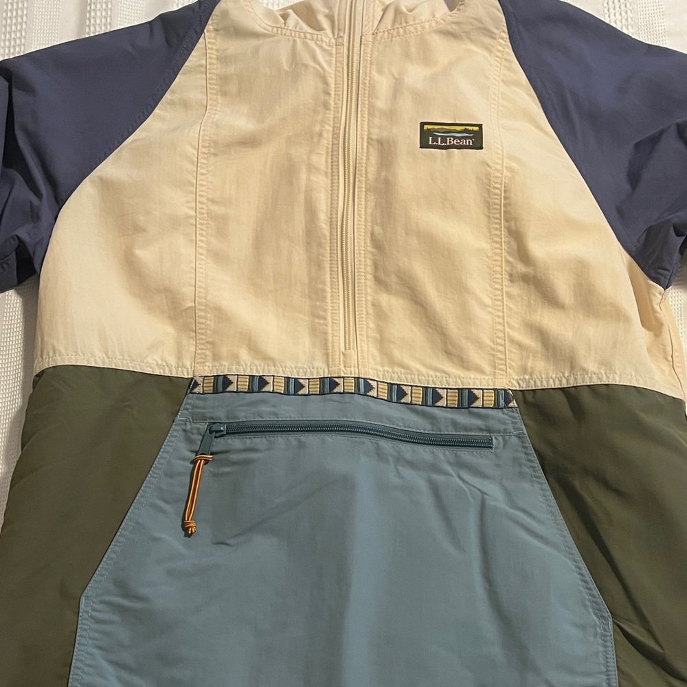 L.L. Bean Multicolor Anorak Outdoor Jacket